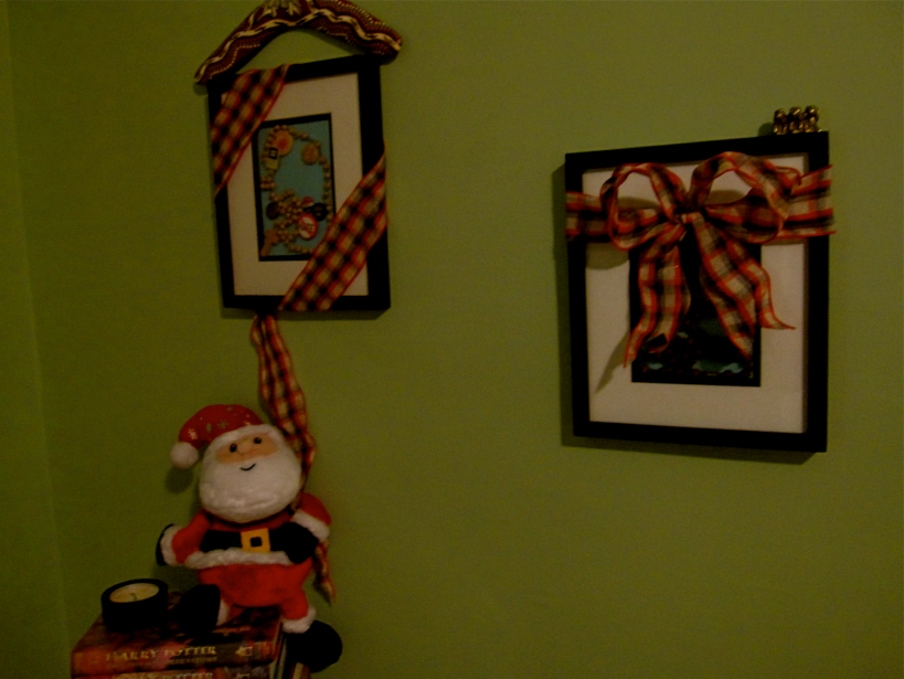 Santa's wrapping corner